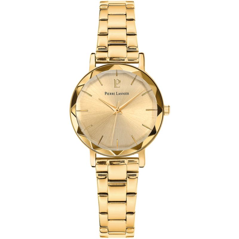 Montre PIERRE LANNIER pour femme en AcierAcier en forme de rond de forme Rond, couleur : OR, fonctionnalités : 5 ATM - taille : #null# - 012P542
