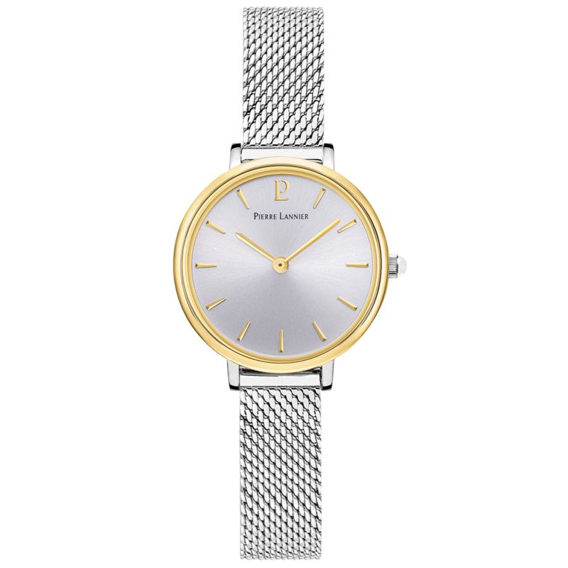 Montre PIERRE LANNIER pour femme en Acier Inoxydable de forme Rond, couleur : ARGENT, fonctionnalités : 3 ATM - taille : #null# - 014J728