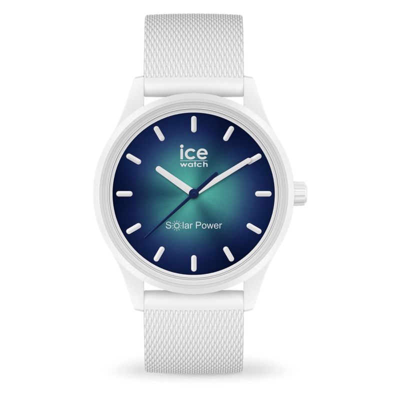 Montre ICE-WATCH pour femme ou homme en Silicone en forme de rond de forme Rond, couleur : BLEU, fonctionnalités : 5 ATM - 019028