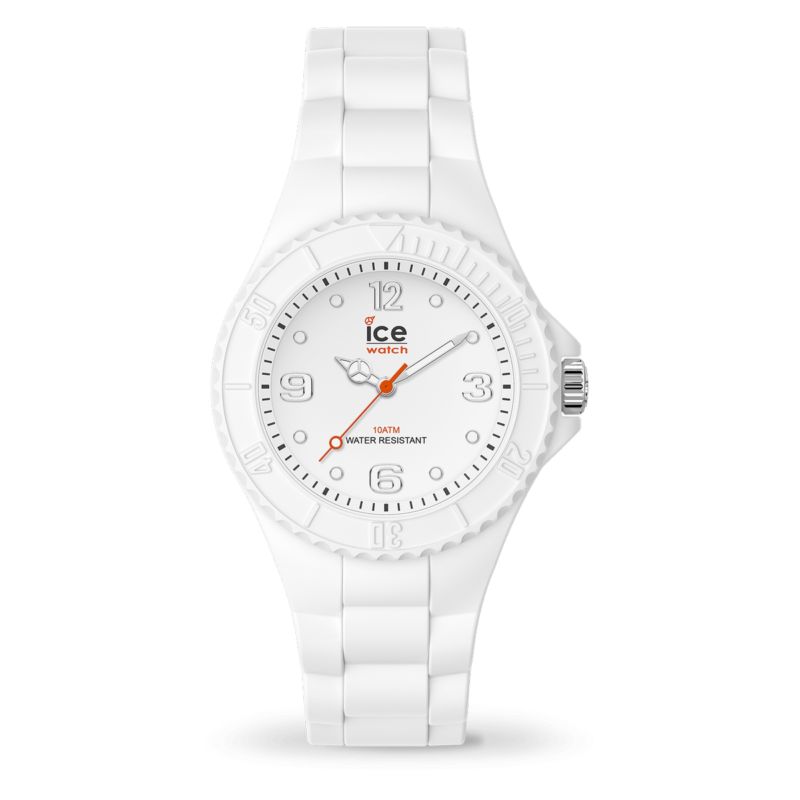 Montre ICE-WATCH pour femme ou homme en Acier Inoxydable de forme Rond, couleur : BLANC, fonctionnalités : 10 ATM - 019138