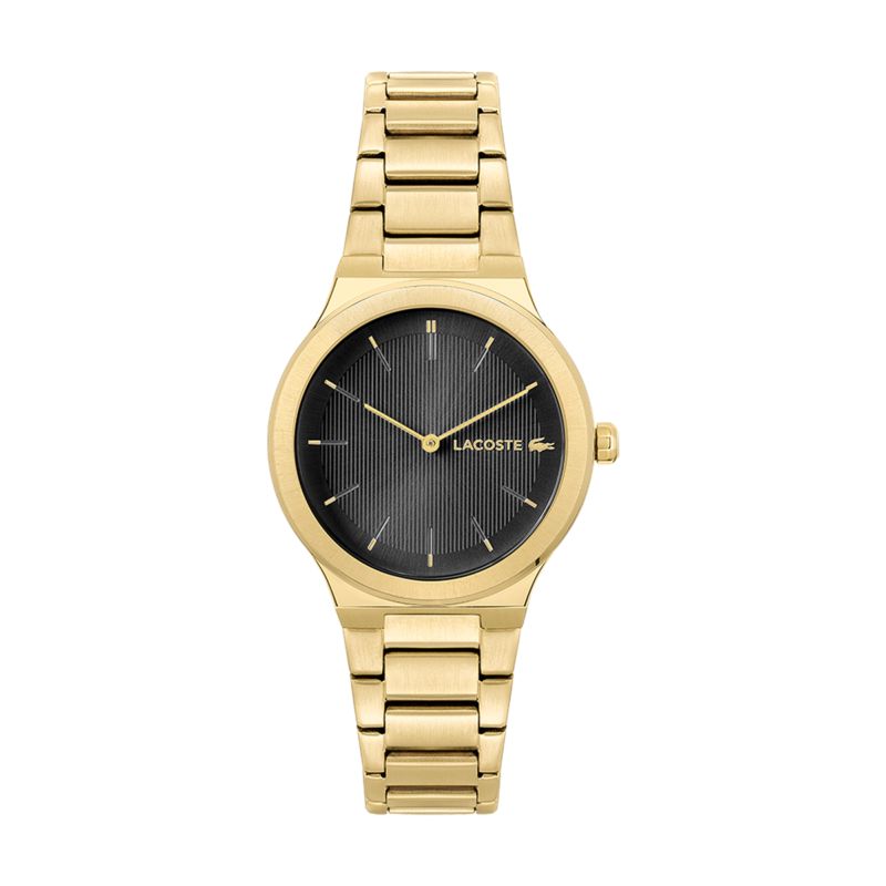 Montre LACOSTE pour femme en Acier de forme Rond, couleur : NOIR, fonctionnalités : 3 ATM - 2001182