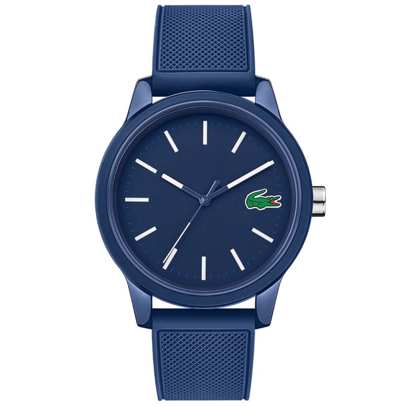 Montre LACOSTE pour homme en Silicone de forme Rond, couleur : BLEU, fonctionnalités : 5 ATM - taille : #null# - 2010987