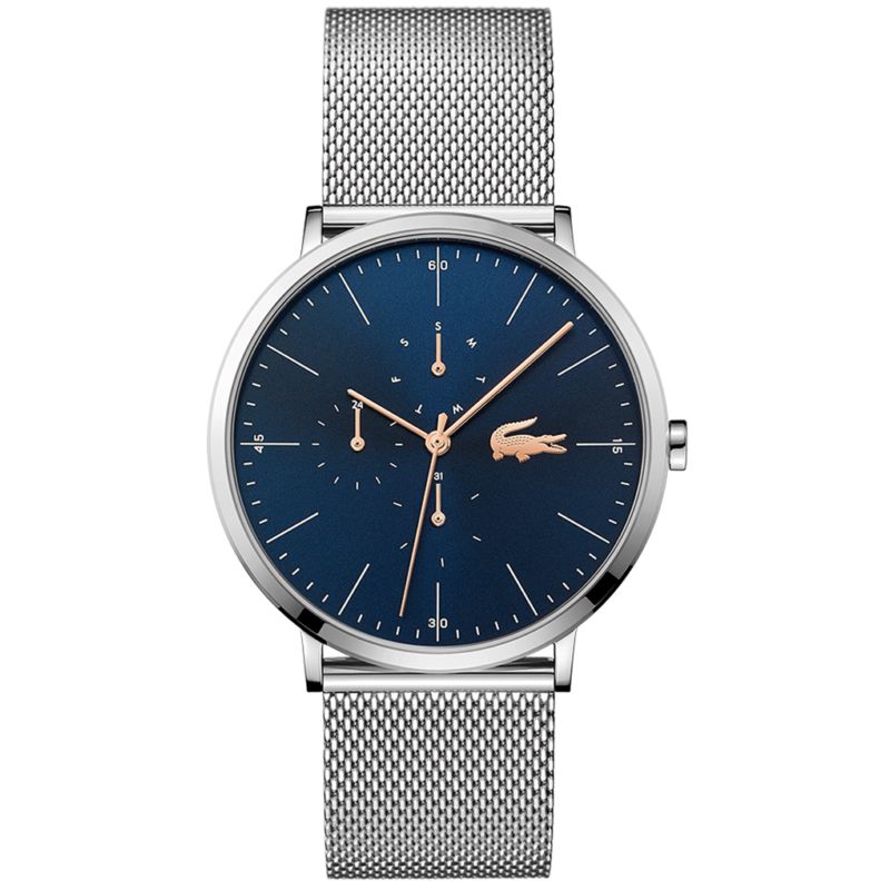 Montre LACOSTE pour homme en Acier de forme Rond, couleur : BLEU, fonctionnalités : 3 ATM - taille : #null# - 2011024