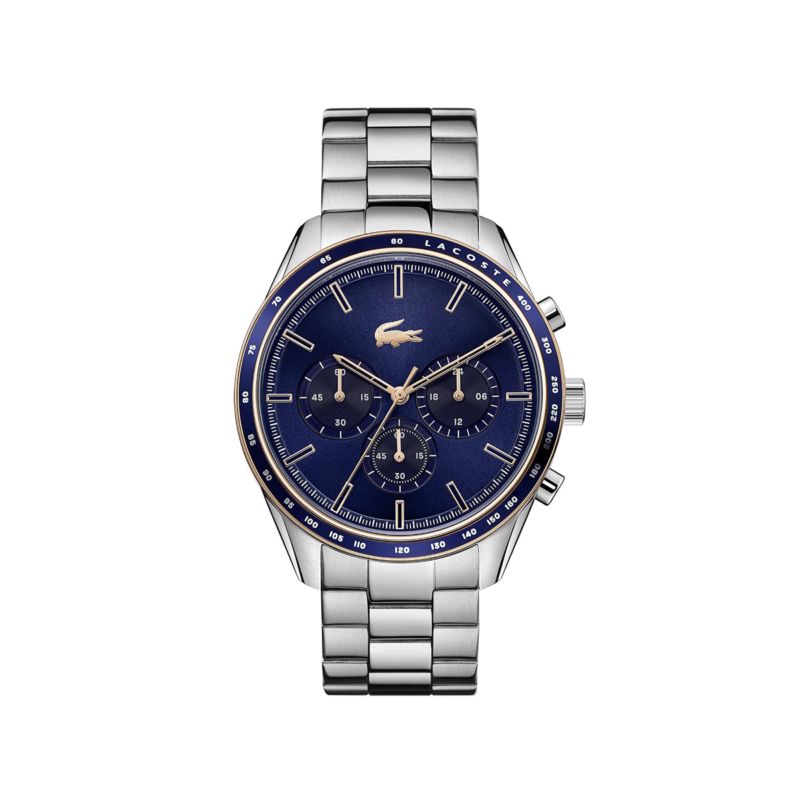 Montre LACOSTE pour homme en Acier de forme Rond, couleur : BLEU, fonctionnalités : 5 ATM - 2011081