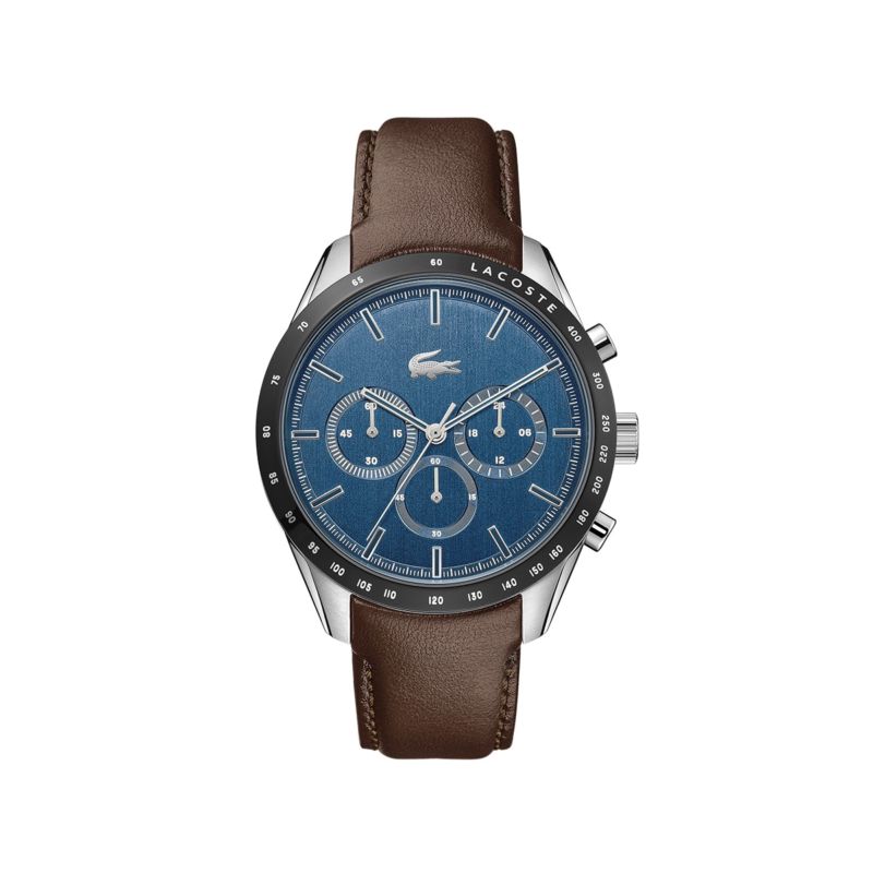 Montre LACOSTE pour homme en Acier de forme Rond, couleur : BLEU, fonctionnalités : 5 ATM - taille : #null# - 2011093
