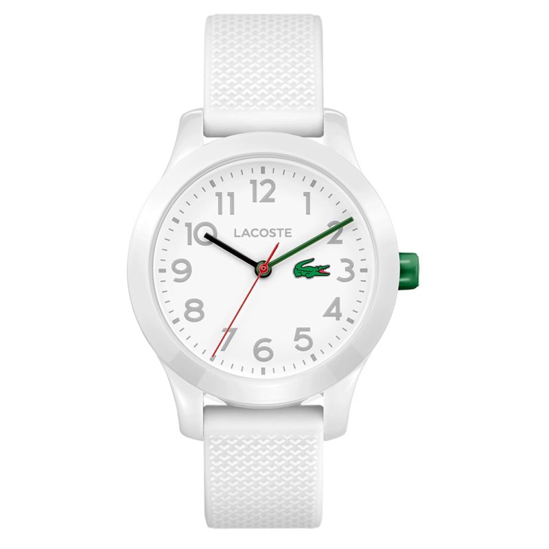 Montre LACOSTE pour enfant en Silicone de forme Rond, couleur : BLANC, fonctionnalités : 5 ATM - taille : #null# - 2030003