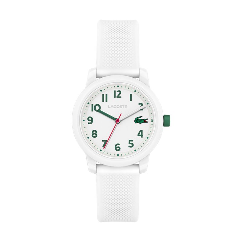 Montre LACOSTE pour enfant en Silicone en forme de rond de forme Rond, couleur : BLANC, fonctionnalités : 5 ATM - 2030039