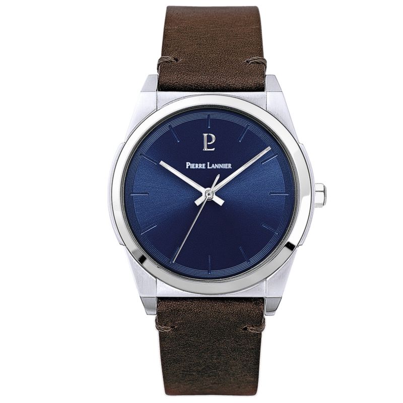 Montre CLEOR pour homme en Acier de forme Rond, couleur : BLEU, fonctionnalités : 3 ATM - taille : #null# - 213D164