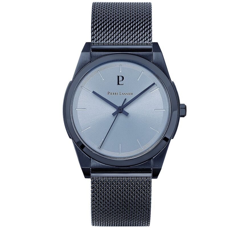 Montre CLEOR pour homme en Acier de forme Rond, couleur : BLEU, fonctionnalités : 3 ATM - taille : #null# - 214K469