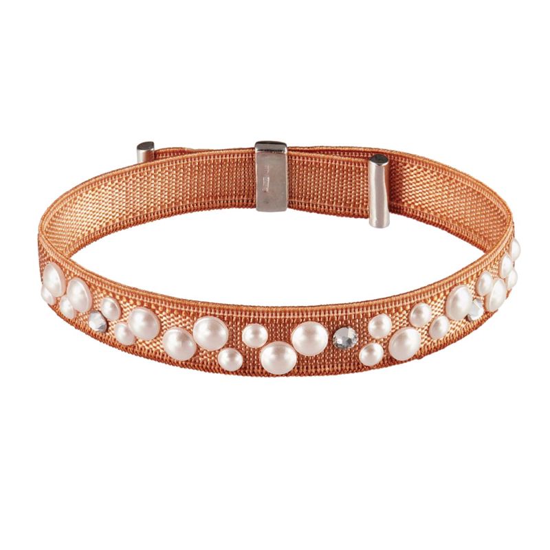 Bracelet CLEOR pour femme en Argent 925/1000 serti de cristal - 0.001 g - taille : #null# - 2165-P4-OR