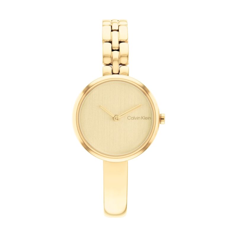 Montre CALVIN KLEIN pour femme en Acier de forme Rond, couleur : OR, fonctionnalités : 5 ATM - taille : #null# - 25200279