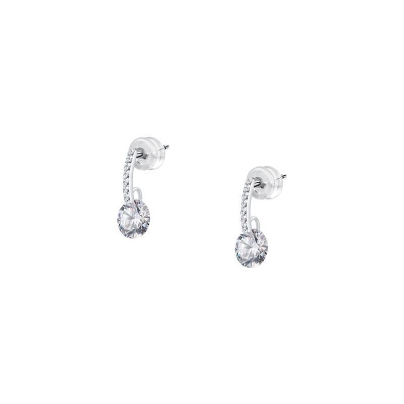CLEOR Boucles oreilles  Boucles d'oreilles en or 375/1000 et zircon