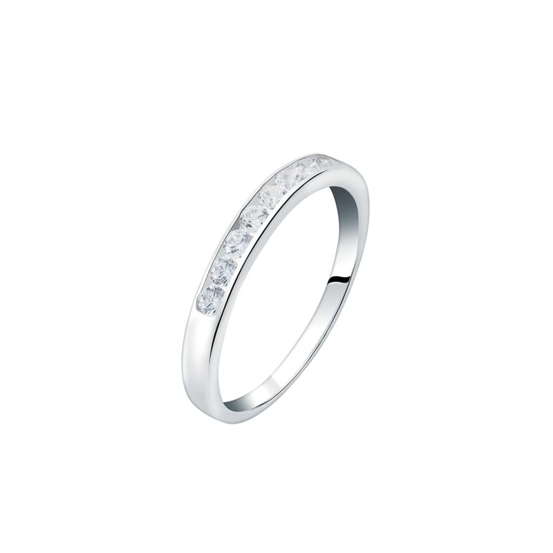 CLEOR Bague en or 375/1000 et zircon