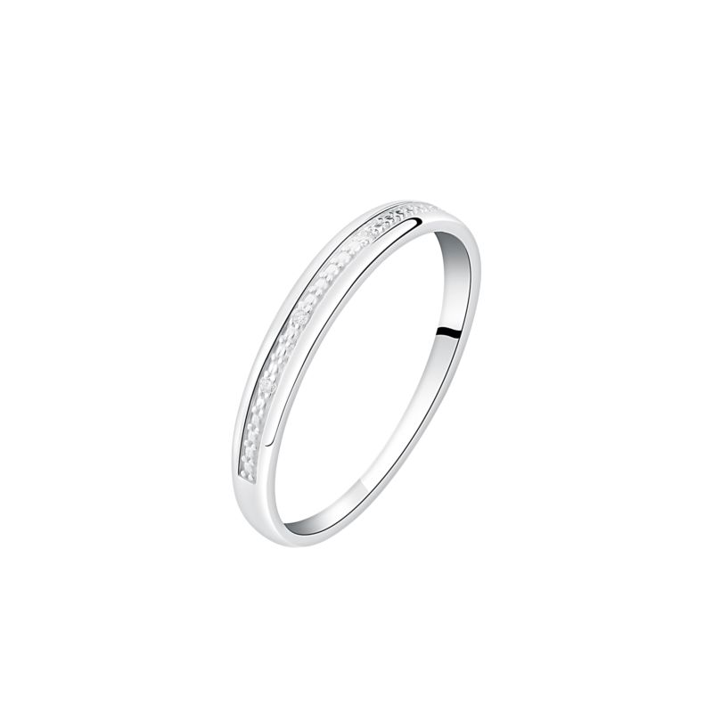 CLEOR Bague en or 375/1000 et diamant