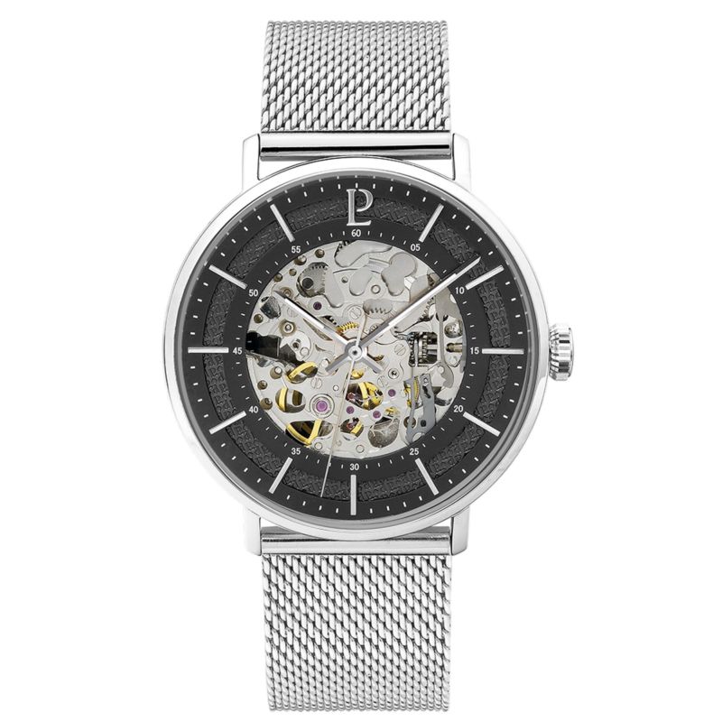 Montre PIERRE LANNIER pour homme en Acier de forme Rond, couleur : NOIR, fonctionnalités : 5 ATM - taille : #null# - 323C131