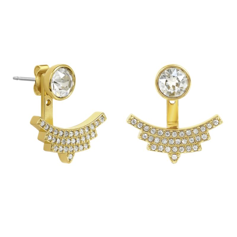Boucles d'oreilles CLEOR pour femme en Métal serti de cristal - taille : #null# - 5259862
