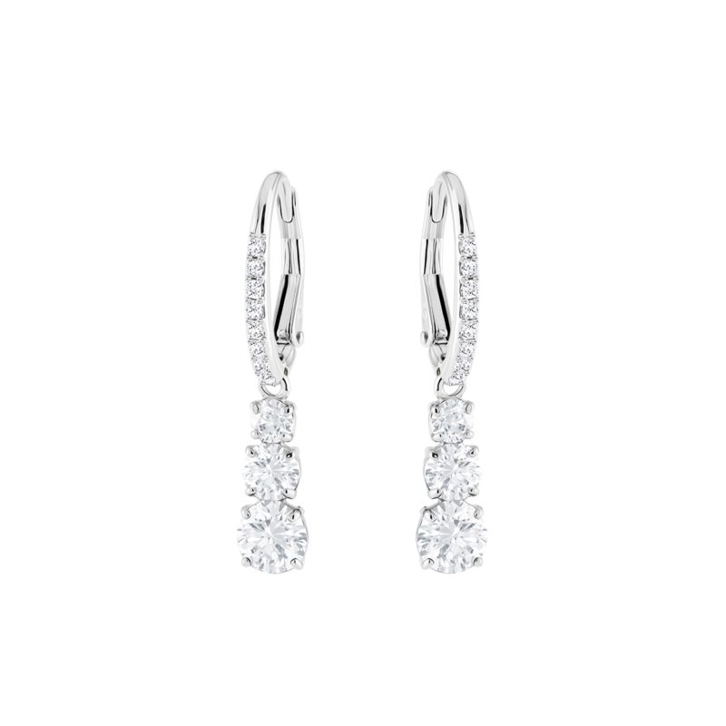 Boucles d'oreilles SWAROVSKI pour femme en Acier serti de cristal  - taille : 17.5CM - 5416155