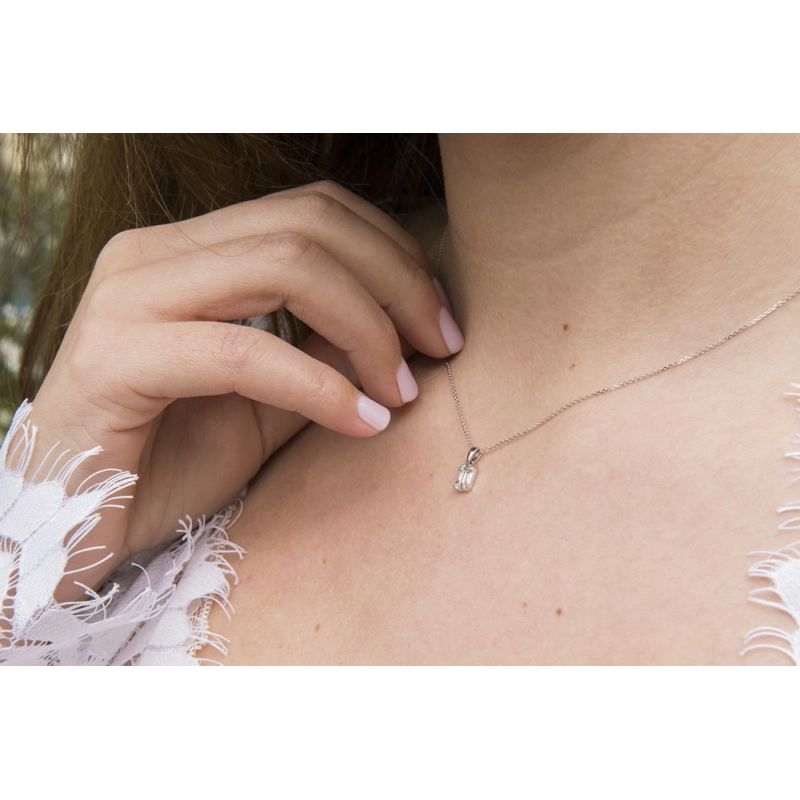 Collier CLEOR pour femme en Or 750/1000 serti de diamant  - 0.002 g  - Z0156011