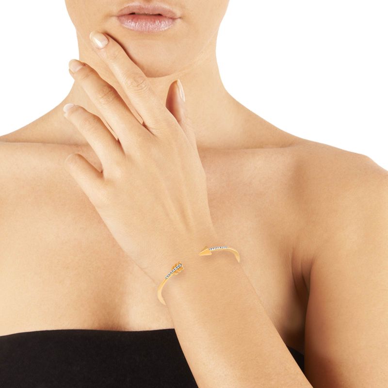 Bracelet CLEOR pour femme en Plaqué Or serti de zircon  - 0.005 g  - Z0149095