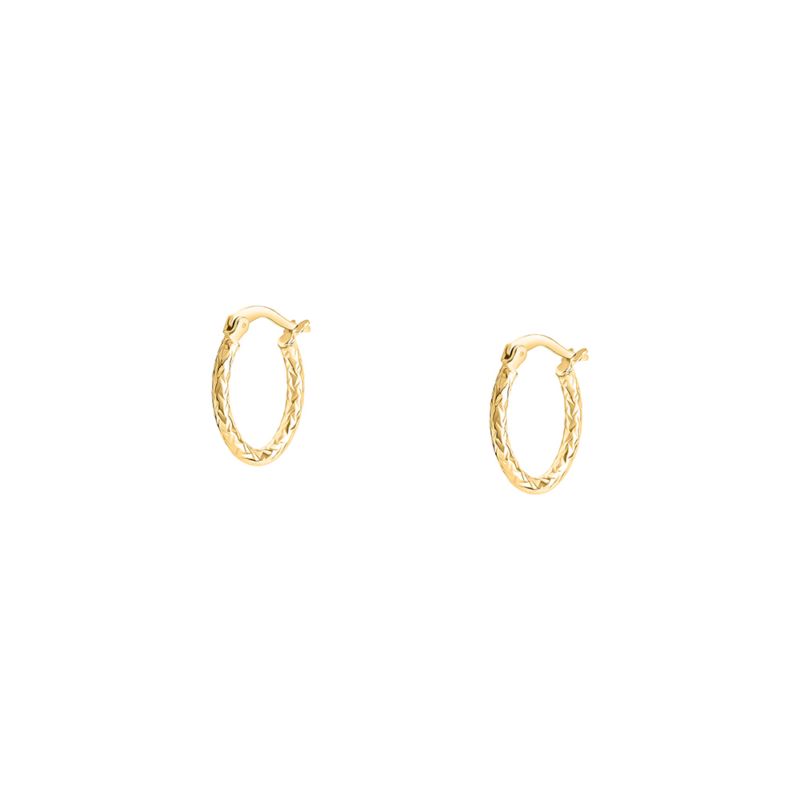 Boucles d'oreilles CLEOR pour femme en Or 375/1000 - 0.001 g - taille : 1CM - Z0160796