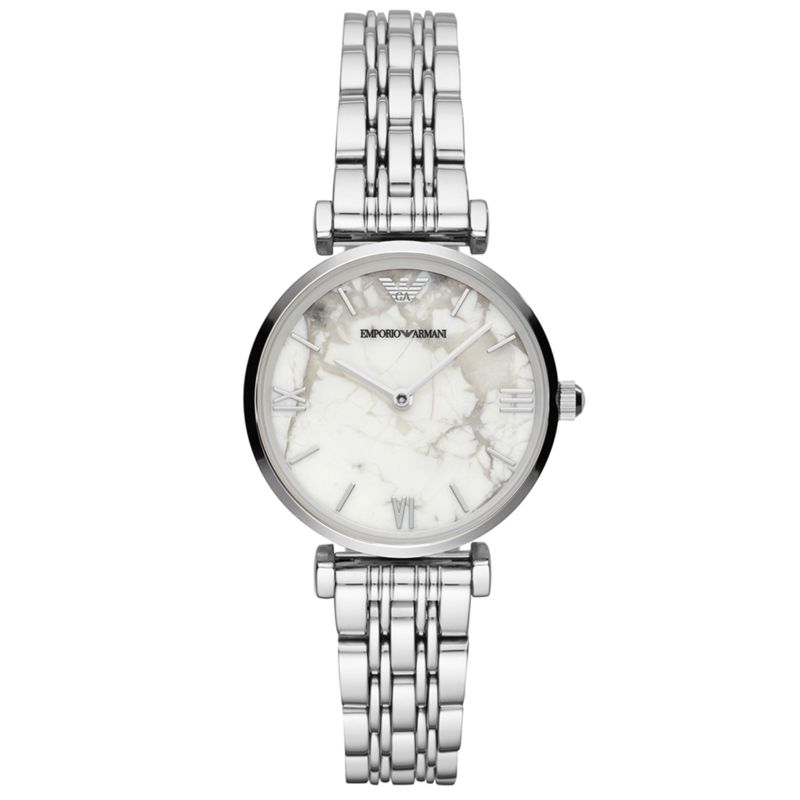 Montre EMPORIO ARMANI pour femme en Acier en forme de rond, fonctionnalités : 3 ATM - AR11170