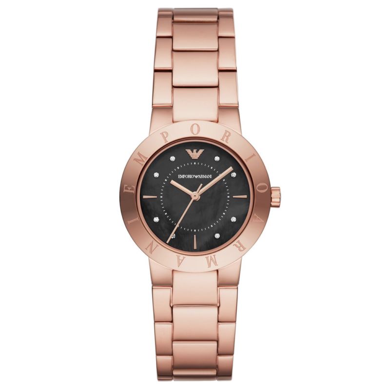 Montre EMPORIO ARMANI pour femme en Acier en forme de rond, fonctionnalités : 5 ATM - taille : #null# - AR11251