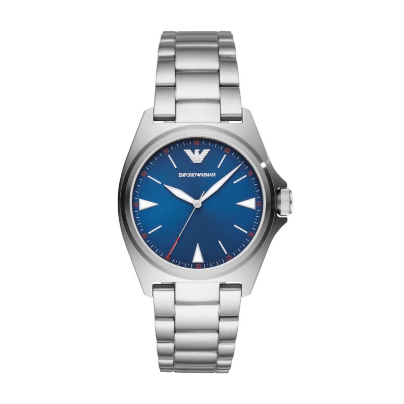Montre EMPORIO ARMANI pour homme en Acier en forme de rond, fonctionnalités : 5 ATM - taille : #null# - AR11307