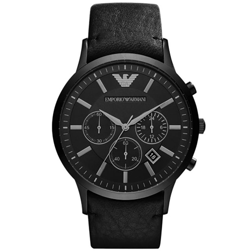 Montre EMPORIO ARMANI pour homme en Acier en forme de round, fonctionnalités : 5 ATM - taille : #null# - AR2461