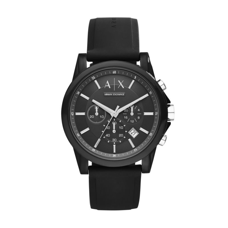 Montre ARMANI EXCHANGE pour homme en Acier en forme de rond, fonctionnalités : 3 ATM - taille : #null# - AX1326