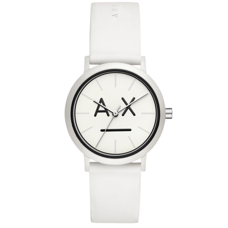 Montre ARMANI EXCHANGE pour femme en Silicone en forme de rond, fonctionnalités : 5 ATM - taille : #null# - AX5557