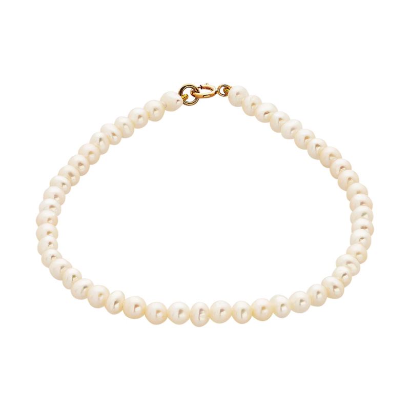 Bracelet CLEOR pour femme en Or 750/1000 serti de perle de culture  - 0.003 g  - taille : 18CM - Z0041272