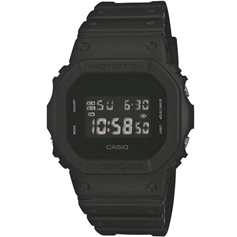 Montre CASIO pour homme en RésineRésine de forme Carré, couleur : NOIR, fonctionnalités : 20 ATM - taille : #null# - DW-5600BB-1ER