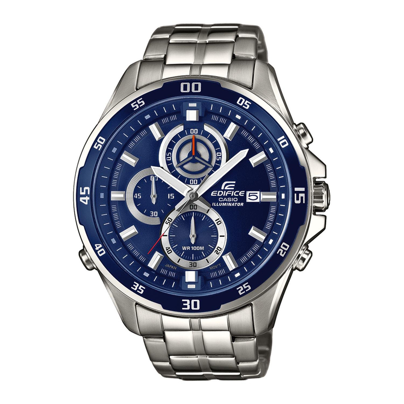 Montre CASIO pour homme en Acier, fonctionnalités : 10 ATM - EFR-547D-2AVUEF