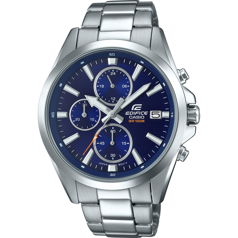 Montre CASIO pour homme en AcierAcier, fonctionnalités : 10 ATM - EFV-560D-2AVUEF