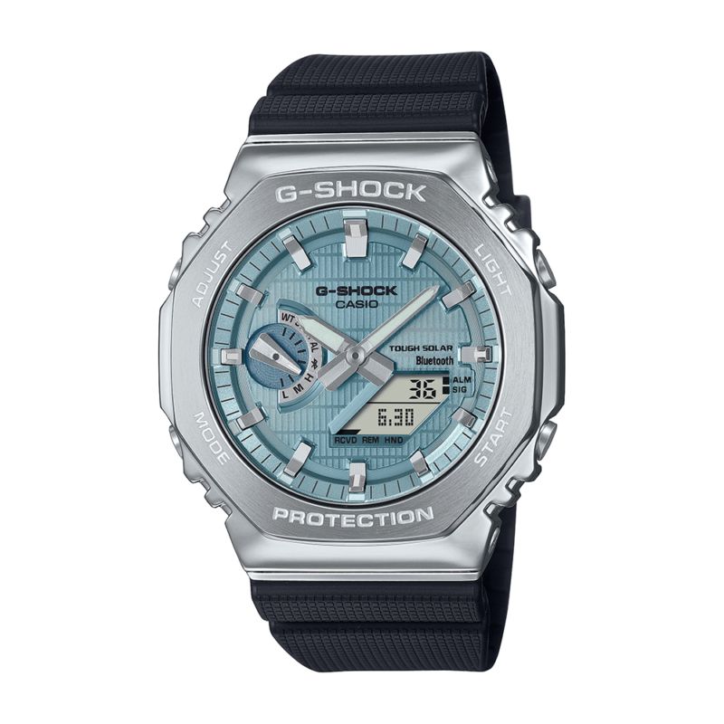 Montre CASIO pour homme en AcierRésine en forme de octogonal - GBM-2100A-1A2ER