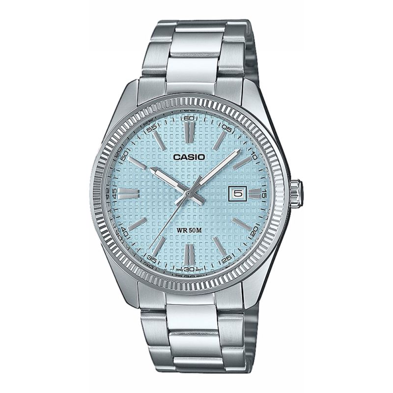 Montre CASIO pour femme ou homme en AcierAcier, fonctionnalités : 5 ATM - MTP-1302PE2AVEF