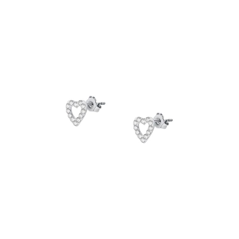 CLEOR Boucles d'oreilles en argent 925/1000 et cristal