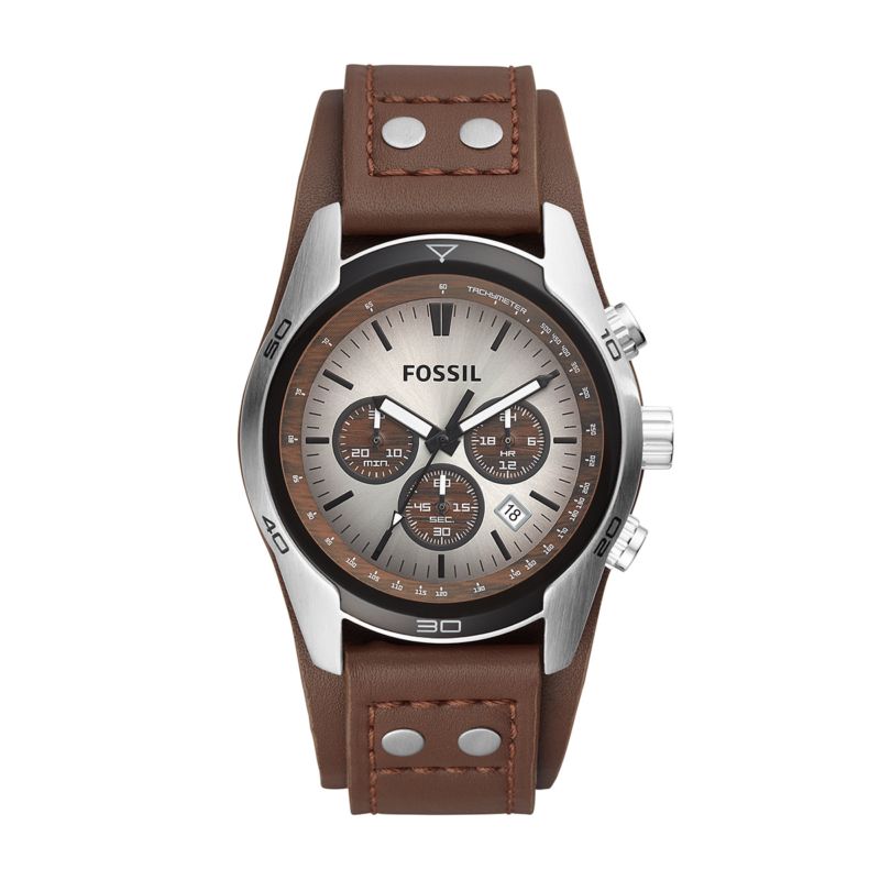 Montre FOSSIL pour homme en AcierAcier en forme de round, fonctionnalités : 10 ATM - CH2565
