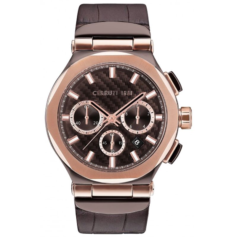 Montre CLEOR pour homme en Cuir - taille : #null# - CRA180SBRR12BR