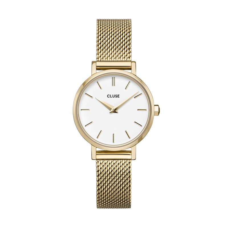 Montre CLUSE pour femme en AcierAcier de forme Rond, couleur : BLANC, fonctionnalités : 5 ATM - 0.037 g - taille : #null# - CW0101211001