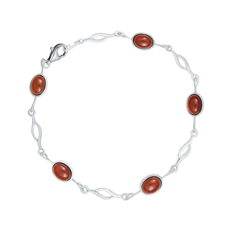 Bracelet CLEOR pour femme en Argent 925/1000 serti d'ambre - 0.005 g - taille : #null# - Z0040073