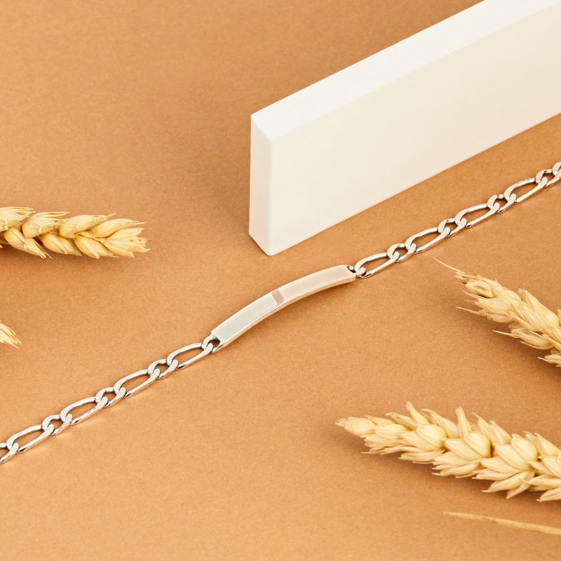 Bracelet CLEOR pour homme en Argent 925/1000 - 0.007 g - taille : 19CM - A3040135