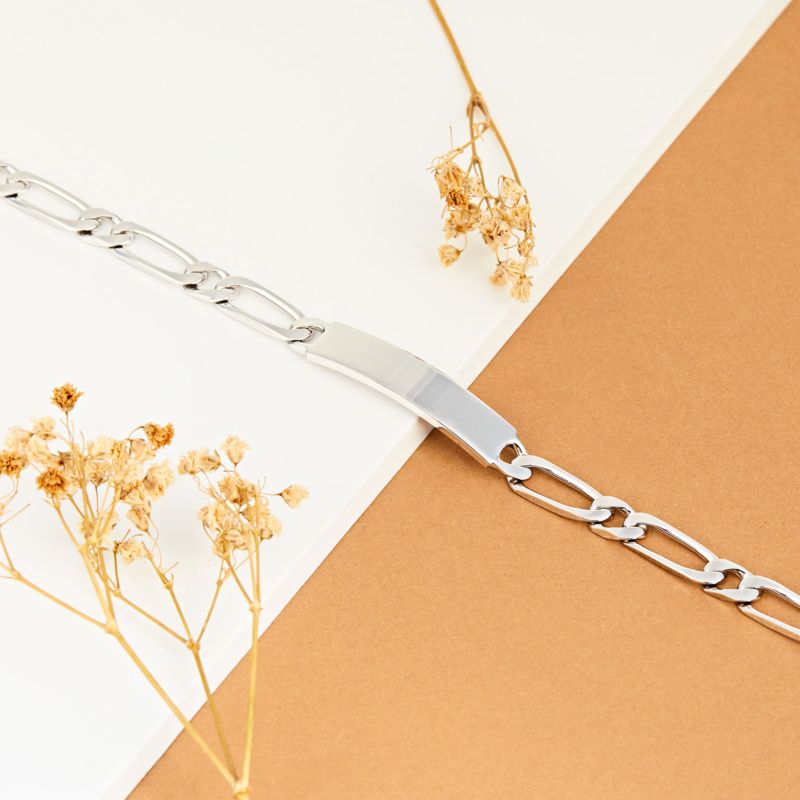 Bracelet CLEOR pour homme en Argent 925/1000 - 0.019 g - taille : 21CM - A3040002