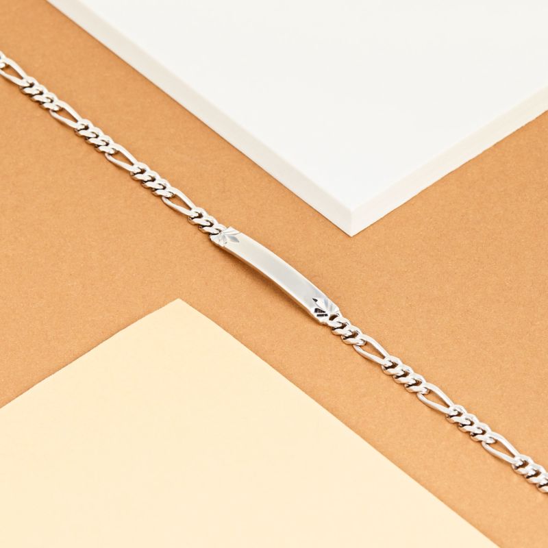 Bracelet CLEOR pour homme en Argent 925/1000 - 0.005 g - taille : 18CM - A3040161