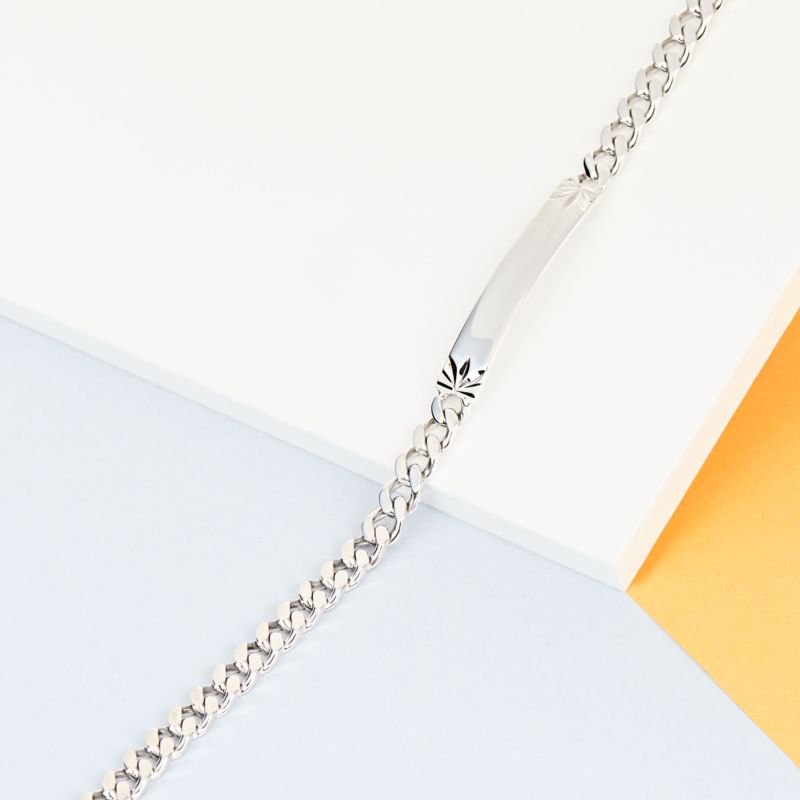 Bracelet CLEOR pour homme en Argent 925/1000 - 0.012 g - taille : 20CM - A3040112