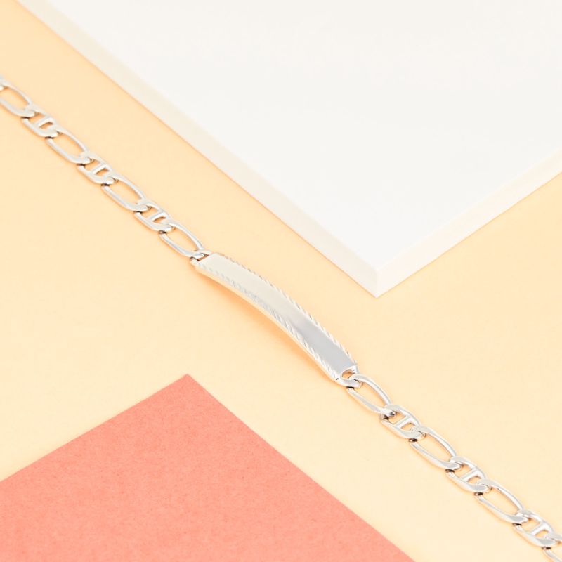 Bracelet CLEOR pour homme en Argent 925/1000 - 0.006 g - taille : 19CM - A3040106