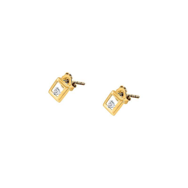Boucles d'oreilles CLEOR pour femme en Or 375/1000 serti de diamant - 0.001 g - taille : #null# - Z0159826