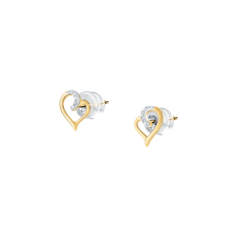 Boucles d'oreilles CLEOR pour femme en Or 375/1000 serti de diamant - 0.001 g - taille : #null# - Z0159770
