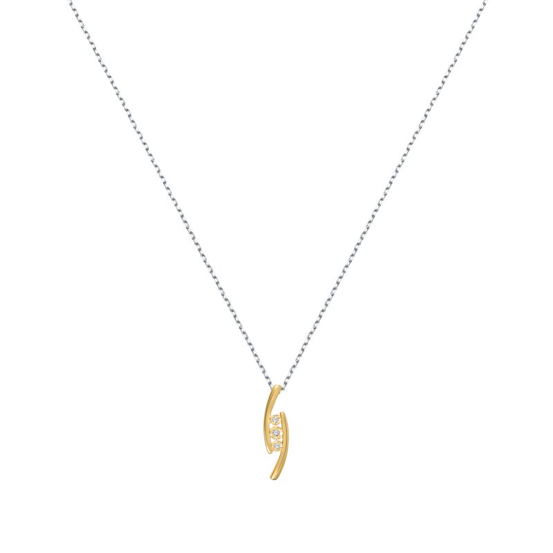 Collier CLEOR pour femme en Or 375/1000 serti de diamant - 0.001 g - taille : #null# - Z0159774