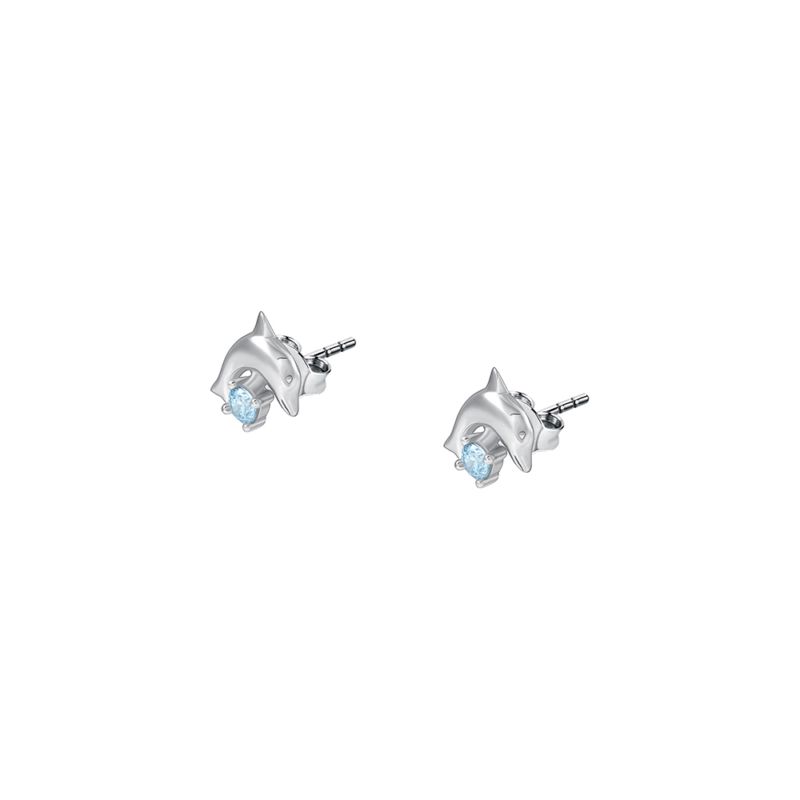 Boucles d'oreilles CLEOR pour enfant en Argent 925/1000 serti de zircon - 0.001 g - taille : #null# - Z0160849
